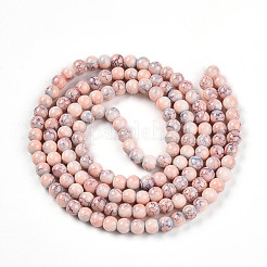 Выпечка окрашенные стеклянные бусины&nbsp;X1-DGLA-N003-6mm-C02