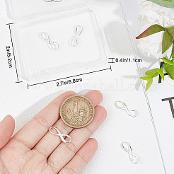 6 шт. 925 кольца из стерлингового серебра STER-BBC0001-71