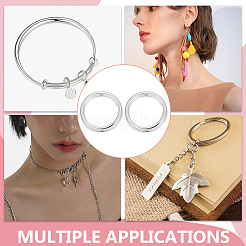 925 серебряное разделенное кольцо для прыжков FIND-BC0005-42B