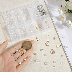 Наборы для самостоятельного изготовления браслетов из стеклянных бусин и эмалевых сплавов DIY-SP0001-57C