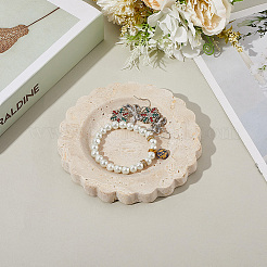 Мраморные тарелки для украшений AJEW-WH20020-239B