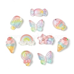 Кабошоны из прозрачной смолы&nbsp;RESI-CJ0004-79