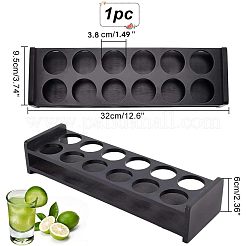 Бамбуковые многоцелевые выставочные витрины с 12 отверстием AJEW-WH0317-58B