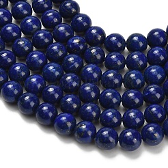Нитки бусины из натурального ляписа-лазури&nbsp;G-L642-B05-6mm
