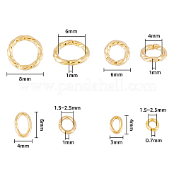 4 тип латунных открытых соединительных колец&nbsp;KK-HY0001-60