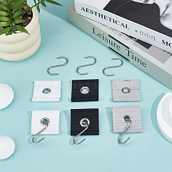 18 шт. 3-цветные тканевые люверсы для крепления рельсов тента автофургона&nbsp;AJEW-BC0009-46