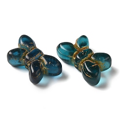 Прозрачные бусины лэмпворк LAMP-P065-02A-11