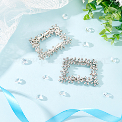 Украшение для обуви из хрусталя и горного хрусталя из сплава&nbsp;ALRI-FG0001-03A