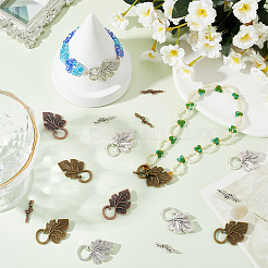 30 шт. двухцветные застежки-тоглы из сплава&nbsp;FIND-SP0001-55