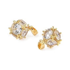 Латунные микро проложить кубического циркония подвески&nbsp;KK-L256-29G