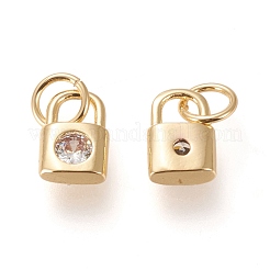 Латунь подвески циркония кубической&nbsp;ZIRC-L098-013G