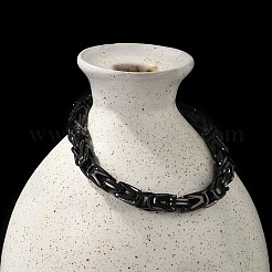 Браслеты из нержавеющей стали 304 с цепочкой из пшеницы для женщин и мужчин BJEW-F488-04EB