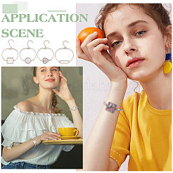 Набор для самостоятельного изготовления браслета из сплава в форме сердца DIY-NB0010-63