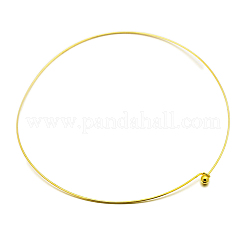 Латуни ожерелье делая BJEW-F132-01G