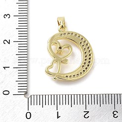 Латунные микро проложить кубического циркония подвески&nbsp;KK-F877-18G