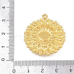 Подвески из нержавеющей стали 304 в богемном стиле с синтетической бирюзой&nbsp;LS-STAS-G381-02G-05