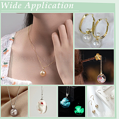 60 шт. 3 стиля латунных штифтов-ушей KK-UN0002-49