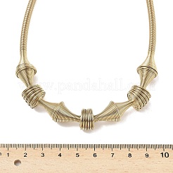 Нерегулярные витые цепочки из нержавеющей стали 304 NJEW-B127-01G-03