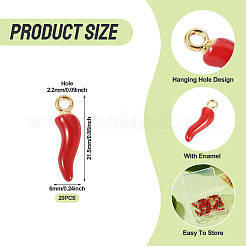 20 шт. Подвески из сплава с эмалью&nbsp;ENAM-SW0001-05
