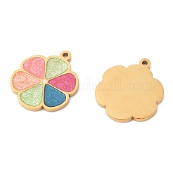 Подвески из нержавеющей стали 304 с эмалью&nbsp;STAS-S156-01G-05