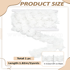 2 ярд полиэстерового шифонового кружева&nbsp;SRIB-LP0001-19