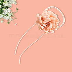 1 шт. ретро-ткань роза цветок вощеный шнур обертка колье колье для женщин NJEW-CP0001-05D