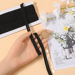 Эластичная кружевная отделка из полиэстера&nbsp;SRIB-WH0011-122B