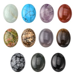 Кабошоны из камня G-H1596-30x22x5mm-M