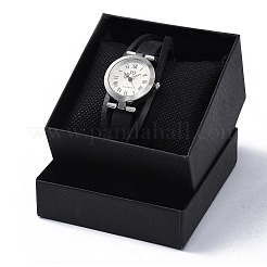 Мужские часы с браслетом из сплава BJEW-JB04429