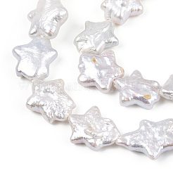 Нити натуральных бусинок из зернистого жемчуга кеши в стиле барокко PEAR-S020-Z03-2