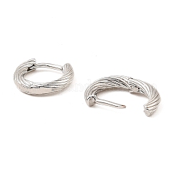 Латунные серьги обруча&nbsp;EJEW-I289-04P