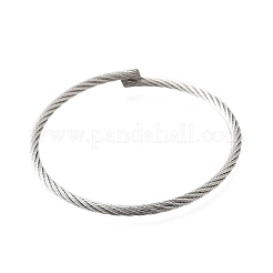 Браслеты из нержавеющей стали 304 для женщин и мужчин BJEW-Z131-01P