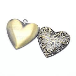 Латунные диффузор Locket подвески KK-F717-25AB-NR