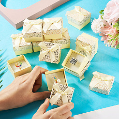 Бант картон бумага кольца подарочные коробки для хранения&nbsp;CON-TAC0001-16F