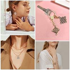 Подвески и соединители из сплава в тибетском стиле TIBEP-SC0001-52