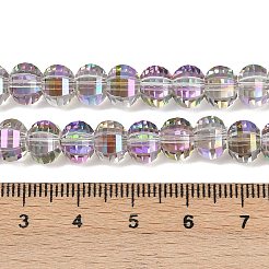 Гальванизируйте прозрачное стекло бисер нитей EGLA-B011-08A-HR03