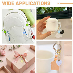 40 шт. 10 стиля романтических идей ко Дню святого Валентина стеклянные подвески украшения&nbsp;HJEW-MA00041