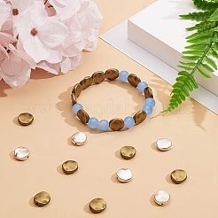 Сплавочные овальные бусины тибетского стиля &nbsp;PALLOY-FH0001-02-NR