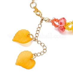 Стекло вышитый бисером браслеты для женщин&nbsp;BJEW-JB12732