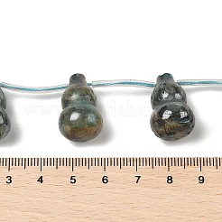 Гальванизированные нити из натуральных бусин гемиморфита G-U012-A04