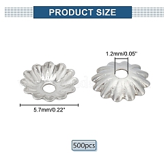500 шт. колпачки из нержавеющей стали 304 STAS-DC0011-57