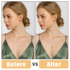 24 шт. 6-х стильный латунный удлинитель цепи кабеля KK-GO0001-56