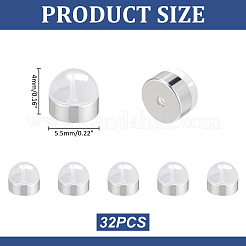 32 шт. Латунные гайки для ушей&nbsp;KK-ME0003-62P