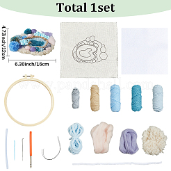 Наборы для вышивки иглами своими руками для начинающих&nbsp;DIY-WH20095-003D