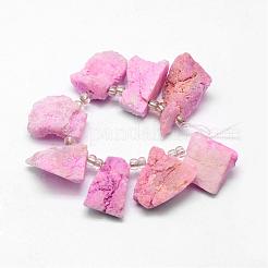 Гальванические нити шарик натуральный агат&nbsp;G-G893-04