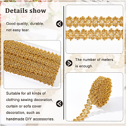 Филигранная кружевная отделка из полиэстера OCOR-WH0074-96A