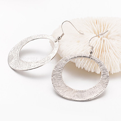 Серьги-подвески из хирургической нержавеющей стали 316 EJEW-K042-26P