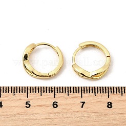 Серьги-кольца из латуни бесконечности для женщин EJEW-U068-01G