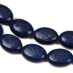 Синтетический говлит имитация лазурита бусины нити G-S393-11A-18x25