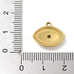 Подвески из нержавеющей стали 304 со стразами STAS-I322-29G-03